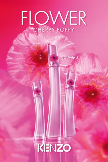 Flower By Kenzo Cherry Poppy Eau de Parfum Notes Florales Fruitées KENZO - incenza